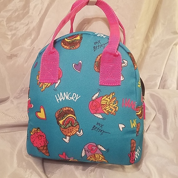 Betsey Johnson ice cream fries print lunchbox - Picture 3 of 4